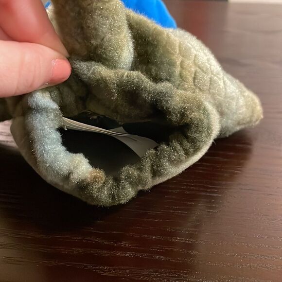 Dream Puppets Plush GREEN DINOSAUR Hand Puppet Excellent Condition 11.5” long - Picture 8 of 10